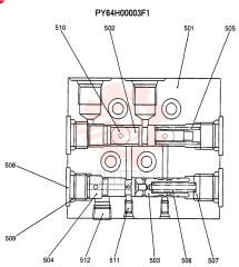 HYDRAULIC VALVE PY64H00003F1