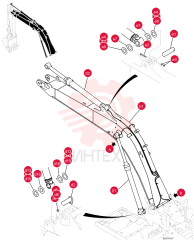 HOE Boom Assembly, See Figure 04-02
