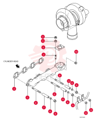 EXHAUST MANIFOLD VA3423221600