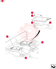 Схема (E135B) - CRAWLER EXCAVATOR TIER 3 - ASN YH05-07001 (N8TA13006) (1/08-) YY51B00059F1