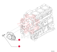 ENGINE OIL PUMP 4897480
