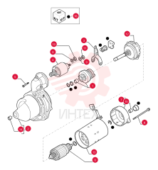 STARTER MOTOR 2852478 (2)