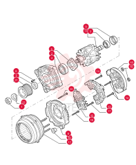 ALTERNATOR,24V, 70A, W/ Pulley 4892318 (2)