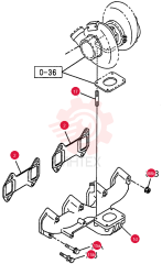 EXHAUST MANIFOLD 0-27C
