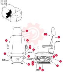 SEAT ASSY. YT25M00027F1