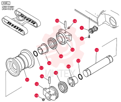 ROLLER ASSY, TRACK YN64D00033F1