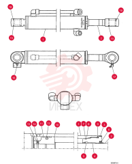 HYDRAULIC CYLINDER PE01V00004F1