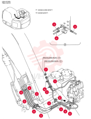 CONTROL LINES, VALVE (BOOM & ARM SAFETY) YB64H00004F1