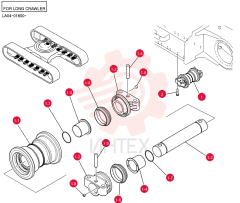 ROLLER ASSY, TRACK LQ64D00028F1
