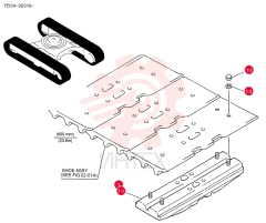 TRACK SHOE YN62D00014F1