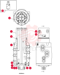 Схема (E235BSR) - CRAWLER EXCAVATOR (5/07-) YY55V01008P1