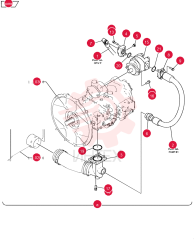 HOSE ASSY. ZX25M08300 (5)