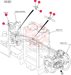 HYD LINES, PUMP YF30H00008F1 (2)