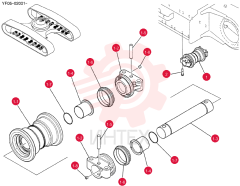 ROLLER ASSY, TRACK LQ64D00028F1