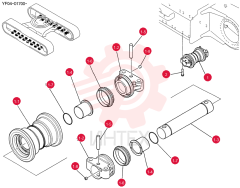 ROLLER ASSY, TRACK LQ64D00028F1
