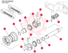 ROLLER ASSY, TRACK LQ64D00030F1