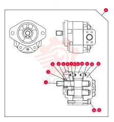 HYDRAULIC PUMP KWH0019