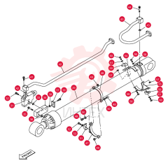 HYDRAULIC CYLINDER KUV10610