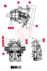 HYDRAULIC MOTOR 73179496