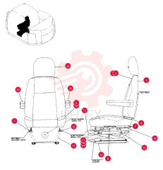 SEAT ASSY. YY25M00002F1