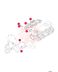 INSULATOR, ENG AIR INTAKE PIPE HEAT VAME080482