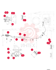 CONTROL LINES, REMOTE, Rotation -2Way, Logger, Hand Control-2 Way