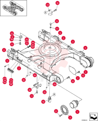 FRAME ASSY, LOWER, Incl. 3 - 6