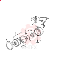HEADLAMP E4NN13005SA