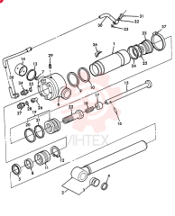 HYDRAULIC CYLINDER E6NNB579AA