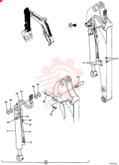 HYDRAULIC LINES, ARM 0.98M (PU43H00018F1)