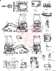 DECAL / NAME PLATE INSTAL (PU22T00054F1 - F4) PU22T00054F1 (1)