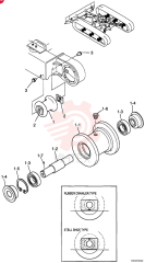 TRACK ROLLER ASSY (PU64D00015F1)