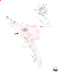 Cylinder Instal (Arm) PU02B00072F1 (1)