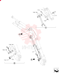 Cylinder Instal (Boom) PU02B00077F1 (1)