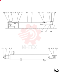 Cylinder Instal (Bucket) PU12B00043F1 (2)