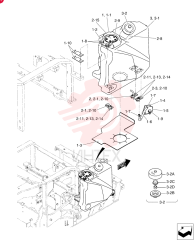 Tank Instal, Fuel PU20P00015F1