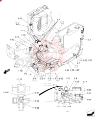 Hyd Lines,  Return (Nibbler & Breaker) PU32H00021F1 (2)