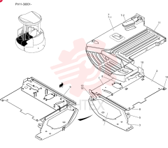PLATE GROUP, FLOOR PV03M00022F1