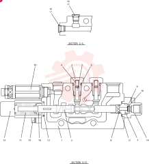 HYDRAULIC MOTOR,671CC PM15V00021F1 (1)