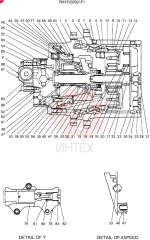 HYDRAULIC MOTOR,671CC PM15V00021F1 (2)