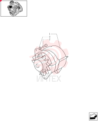 ALTERNATOR,12V, 90A, W/ Pulley