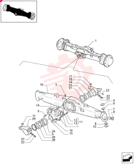 4WD AXLE ASSY