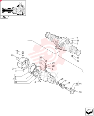 REAR AXLE 87542397