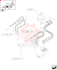 FITTING,1" - 14 ORFS x 7/8" - 14 ORB