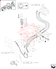 FITTING,13/16"-16 ORFS x 3/4"-16 ORB 83963374 (2)