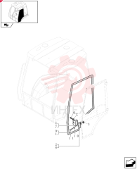DOOR SEAL,RH Door, 4085mm L
