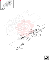 BALL STUD,M10 x 1.5mm x 39mm L