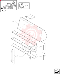 CUTTING EDGE,Weld on, 8 Holes, 150mm W x 2250mm L 85801044 (2)