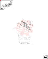 NUT,M8 x 1.25, Cl 10