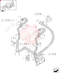 HYD CONNECTOR,1" - 14 ORFS x 1-1/16 - 12 ORB 83962539 (1)